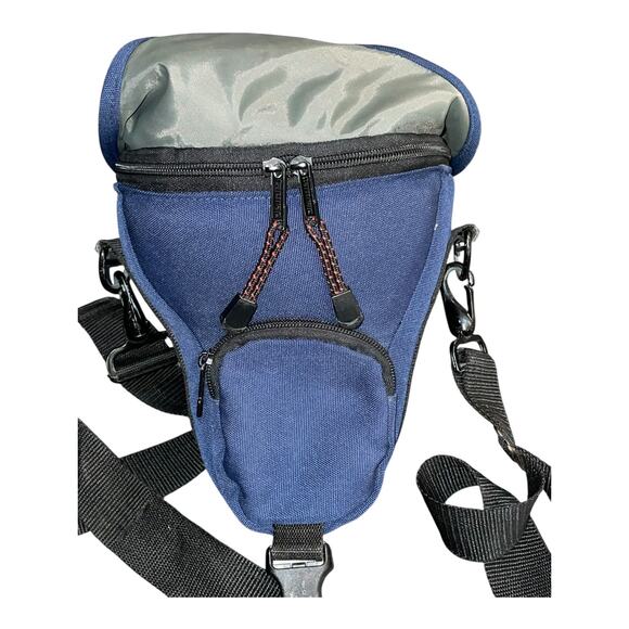 Tamrac Zoom16 Camera Bag SLR Digital Pockets Shoulder Belt Loop 5516 Blue - Picture 11 of 14